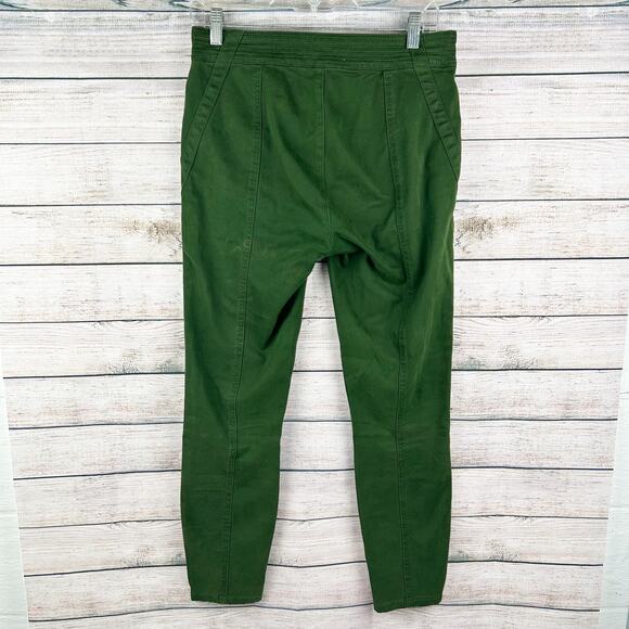 Anthropologie Kelly Green Cadet Moto Pants โ Edgy &โ Chic, Size 27 - Picture 7 of 8